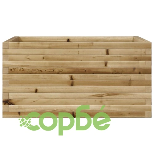 Градинска кашпа, 90x60x45,5 см, импрегнирано борово дърво ➤ топ цена ➤ sorbe.bg