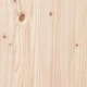 Градинска кашпа 100x100x26,5 см масивна борова дървесина
