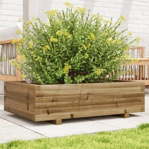 Градинска кашпа 90x60x26,5 см импрегниран бор
