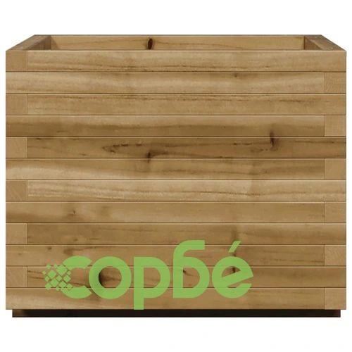Градинска кашпа 60x60x49,5 см импрегниран бор ➤ топ цена ➤ sorbe.bg
