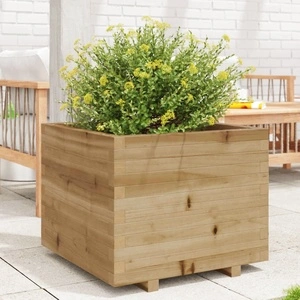 Градинска кашпа 60x60x49,5 см импрегниран бор