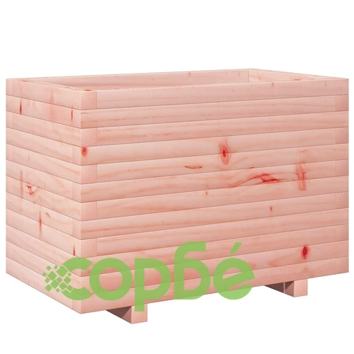 Градинска кашпа, 70x40x49,5 см, масивна дугласка дървесина ➤ топ цена ➤ sorbe.bg