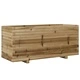 Градинска кашпа 110x40x49,5 см импрегниран бор