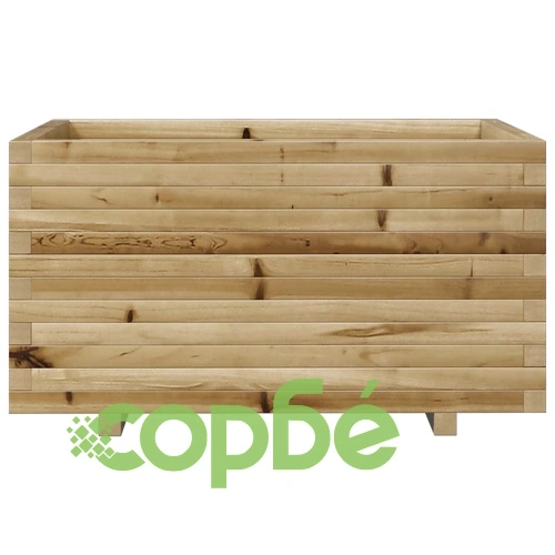 Градинска кашпа, 90x60x49,5 см, импрегнирано борово дърво ➤ топ цена ➤ sorbe.bg