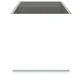 Маса за кафе с Infinity LED, бяла, 70x50x50 см