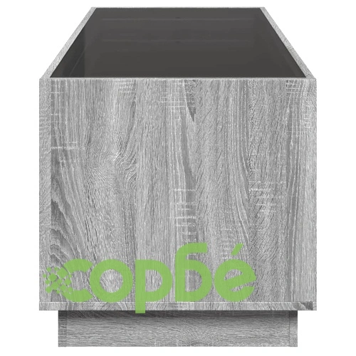 Маса за кафе с Infinity LED, сив сонома, 90x50x50 см ➤ топ цена ➤ sorbe.bg