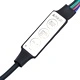 Маса за кафе с Infinity LED, сив сонома, 70x50x38 см