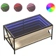 Маса за кафе с Infinity LED, сонома дъб, 90x50x38 см