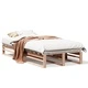 Рамка за легло без матрак, 75x190 см, масивна чамова дървесина