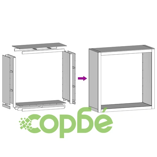 Стойка за дърва за огрев, бяла, 100x40x100 см, стомана ➤ топ цена ➤ sorbe.bg