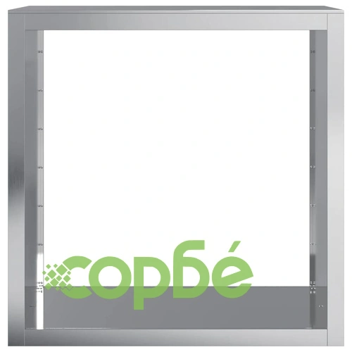 Стойка за дърва за огрев, 100x40x100 см, поцинкована стомана ➤ топ цена ➤ sorbe.bg