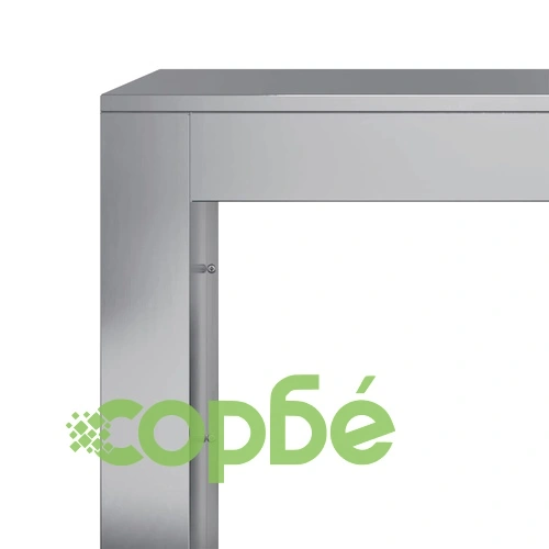 Стойка за дърва за огрев, 100x40x100 см, поцинкована стомана ➤ топ цена ➤ sorbe.bg