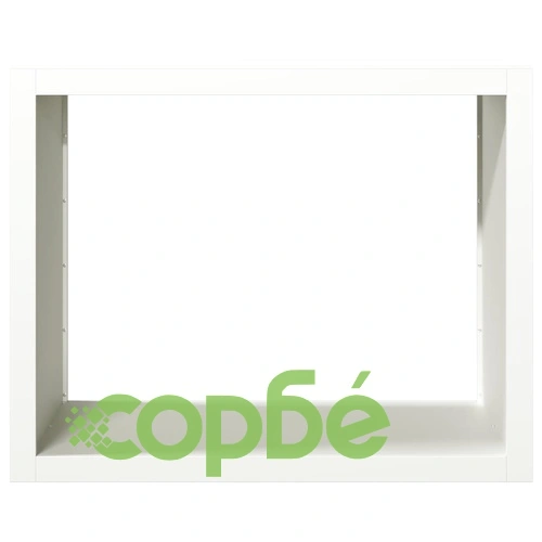 Стойка за дърва за огрев, бяла, 100x40x80 см, стомана ➤ топ цена ➤ sorbe.bg