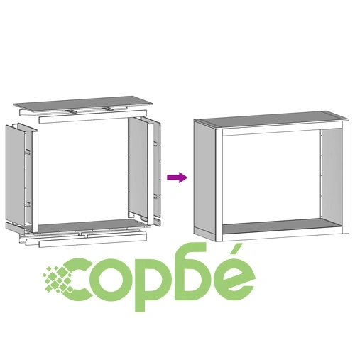 Стойка за дърва за огрев, бяла, 100x40x80 см, стомана ➤ топ цена ➤ sorbe.bg