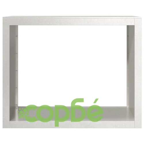 Стойка за дърва за огрев, 100x40x80 см, неръждаема стомана ➤ топ цена ➤ sorbe.bg