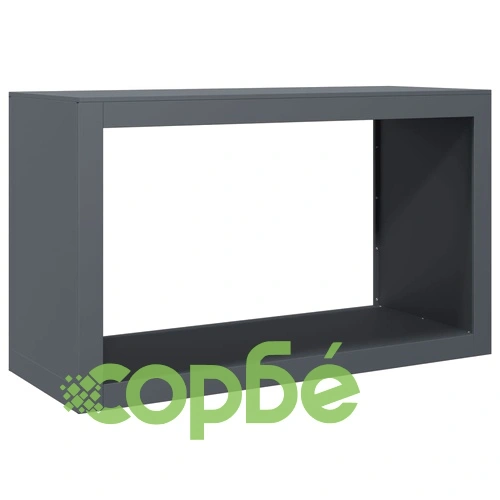 Стойка за дърва за огрев, антрацит, 100x40x60 см, стомана ➤ топ цена ➤ sorbe.bg
