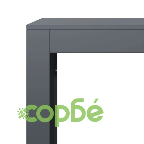 Стойка за дърва за огрев, антрацит, 100x40x60 см, стомана ➤ топ цена ➤ sorbe.bg