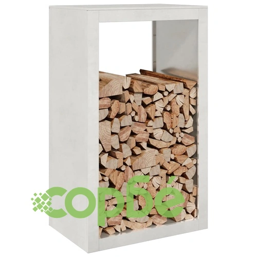 Стойка за дърва за огрев, 60x40x100 см, неръждаема стомана ➤ топ цена ➤ sorbe.bg