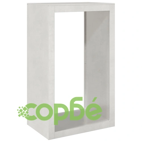 Стойка за дърва за огрев, 60x40x100 см, неръждаема стомана ➤ топ цена ➤ sorbe.bg