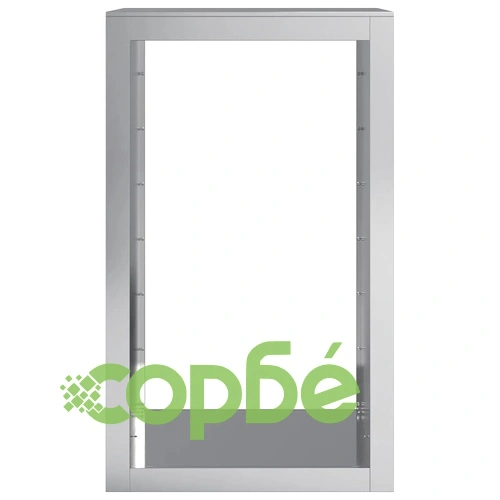 Стойка за дърва за огрев, 60x40x100 см, поцинкована стомана ➤ топ цена ➤ sorbe.bg