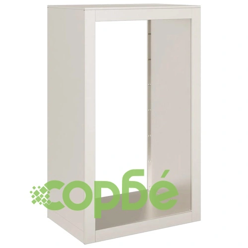 Стойка за дърва за огрев 60x40x100 см Патинираща стомана ➤ топ цена ➤ sorbe.bg