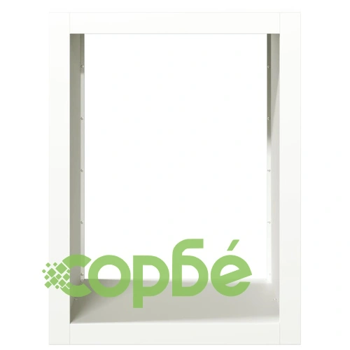 Стойка за дърва за огрев, бяла, 60x40x80 см, стомана ➤ топ цена ➤ sorbe.bg