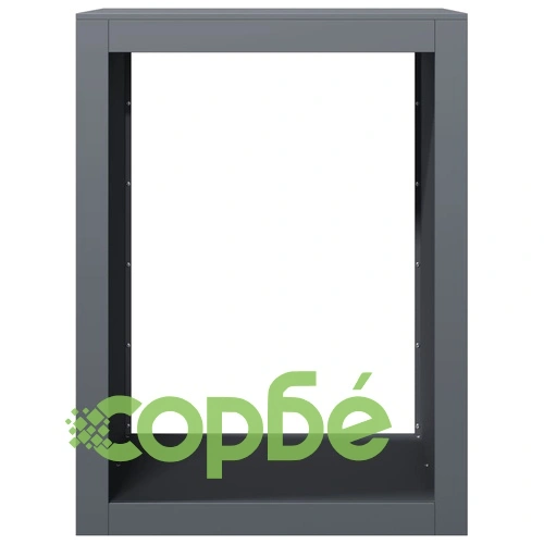 Стойка за дърва за огрев, антрацит, 60x40x80 см, стомана ➤ топ цена ➤ sorbe.bg