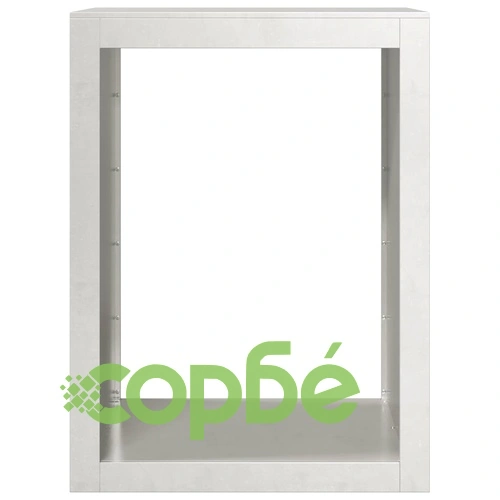 Стойка за дърва за огрев, 60x40x80 см, неръждаема стомана ➤ топ цена ➤ sorbe.bg