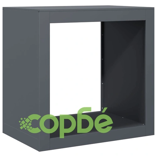 Стойка за дърва за огрев, антрацит, 60x40x60 см, стомана ➤ топ цена ➤ sorbe.bg