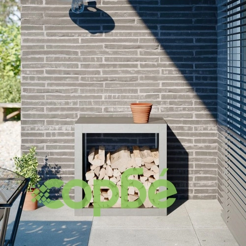 Стойка за дърва за огрев, 60x40x60 см, неръждаема стомана ➤ топ цена ➤ sorbe.bg