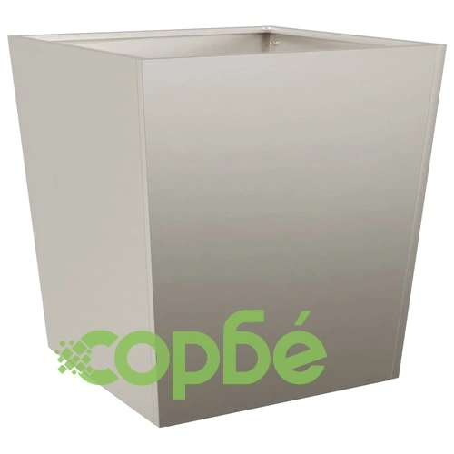 Градински саксии 2 бр. 50x50x50 см Изветряла стомана ➤ топ цена ➤ sorbe.bg