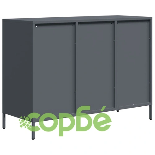 Бюфет, антрацит, 101,5x39x73,5 см, студеновалцувана стомана ➤ топ цена ➤ sorbe.bg