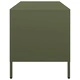 ТВ шкаф маслиненозелен 101,5x39x43,5см студеновалцувана стомана