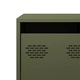 ТВ шкаф маслиненозелен 101,5x39x43,5см студеновалцувана стомана