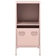 Бюфет, розов, 35x39x73,5 см, студеновалцувана стомана