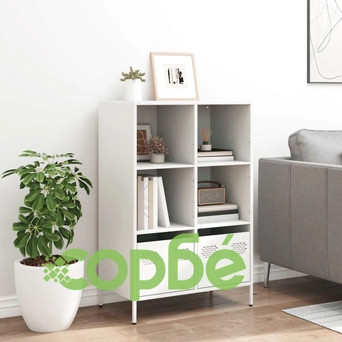 Висок шкаф, бял, 68x39x103,5 см, стомана ➤ топ цена ➤ sorbe.bg