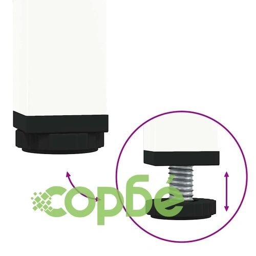 Висок шкаф, бял, 68x39x103,5 см, стомана ➤ топ цена ➤ sorbe.bg