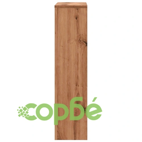 Капак за радиатор, дъб артизан, 104x20x82 см, инженерно дърво ➤ топ цена ➤ sorbe.bg