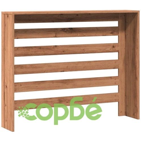 Капак за радиатор, дъб артизан, 104x20x82 см, инженерно дърво ➤ топ цена ➤ sorbe.bg