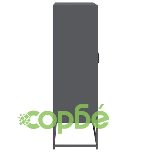 Висока дъска антрацит 68x39x123 cm Стомана ➤ топ цена ➤ sorbe.bg