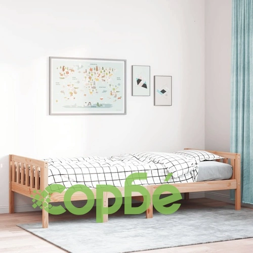 Детско легло без матрак, 90x200 см, борово дърво масив ➤ топ цена ➤ sorbe.bg