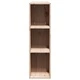 Горна табла с място за съхранение, 120 см, масивно дърво бор