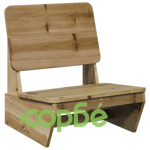 Градински столове 2 бр. 60x64x70,5 cm Импрегнирано дърво Бор ➤ топ цена ➤ sorbe.bg