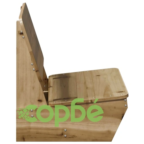 Градински столове 2 бр. 60x64x70,5 cm Импрегнирано дърво Бор ➤ топ цена ➤ sorbe.bg