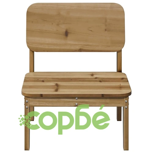 Градински столове 2 бр. 60x52,5x72 cm Импрегнирано дърво Бор ➤ топ цена ➤ sorbe.bg