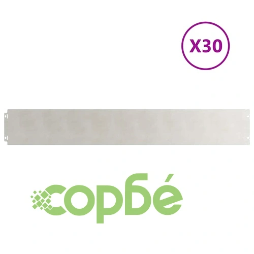 Кантчета за тревни площи 30 бр. 15x103 см Неръждаема стомана ➤ топ цена ➤ sorbe.bg