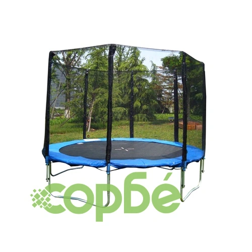 Трамплин с предпазна мрежа, 370 см. диаметър ➤ топ цена ➤ sorbe.bg