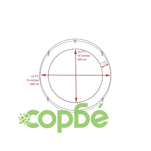 PVC подложка за безопасност за трамплин с диаметър 468 см (15 ft) ➤ топ цена ➤ sorbe.bg