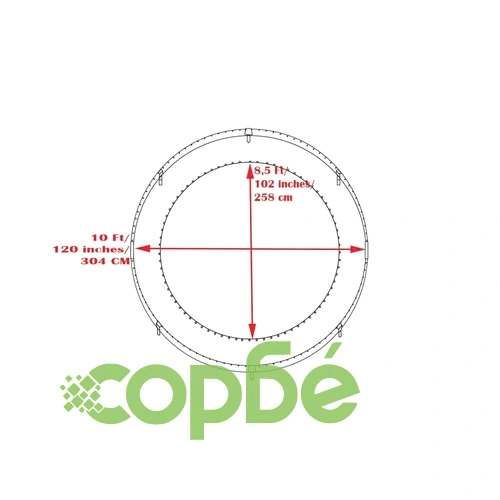 Отскачаща повърхност, подходяща за трамплин с  304 см. ➤ топ цена ➤ sorbe.bg