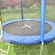 Трамплин с предпазна мрежа, стълба и покривало,  305 см.